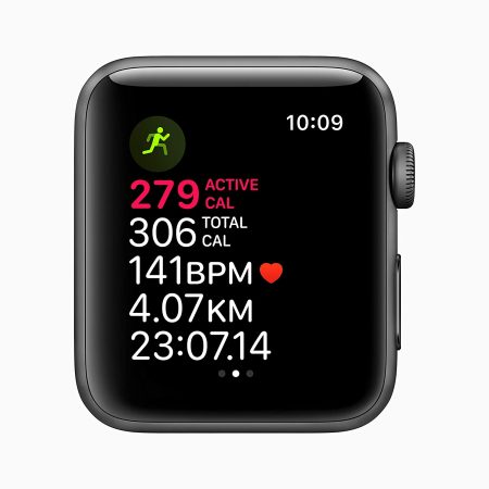 APPLE Watch Series 3 (GPS, 42mm) - Space Grey Aluminium Case with Black Sport Band  ( Regular) - Image 4
