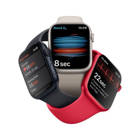 Apple Watch Series 8 (41 MM) (CEL+HIN) Midnight Aluminium Case with Sport Band - Image 4