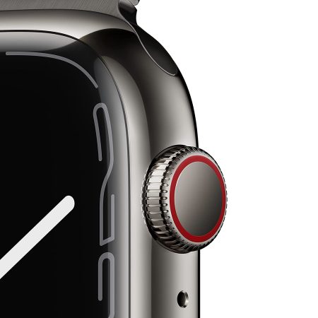 APPLE Watch Series7 (GPS+Cellular-41mm) Graphite Stainless Steel Case-Graphite Loop  ( Regular) - Image 2
